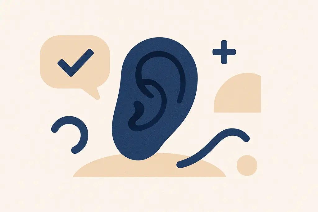 Illustration: Active listening cues to de-escalate meetings