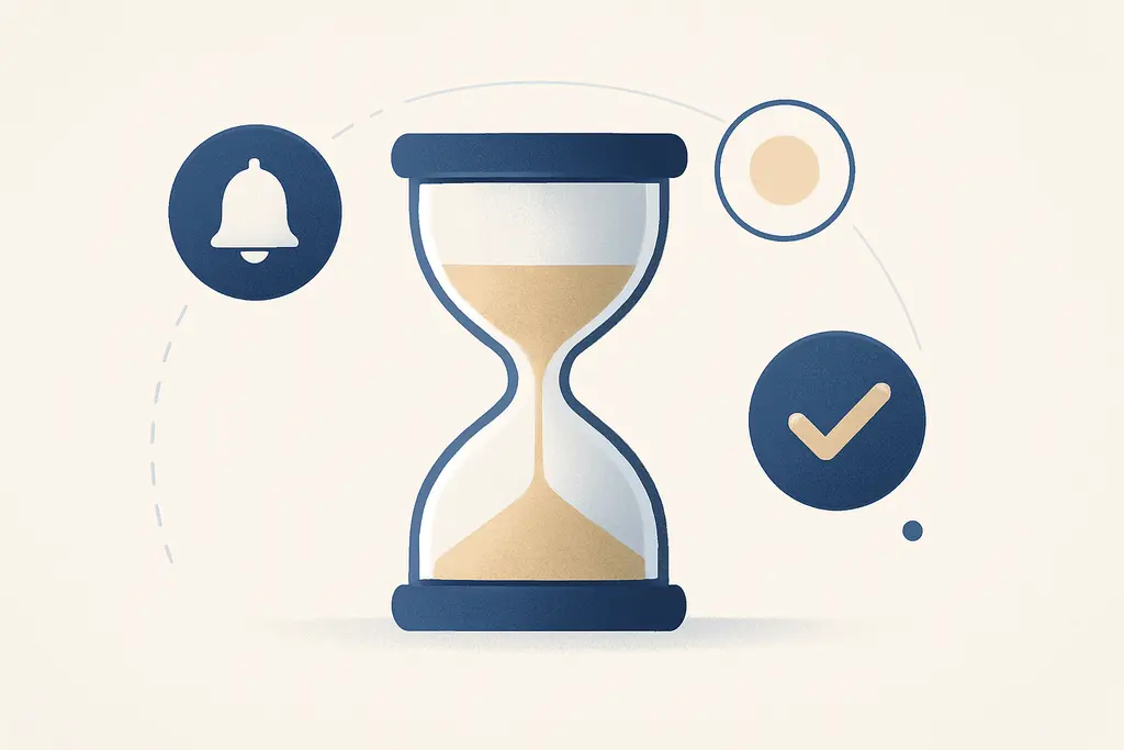 Illustration: App habit loops that kill focus