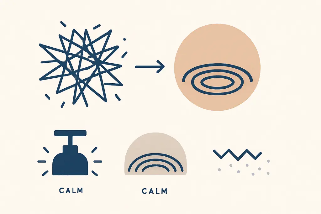 Illustration: Background stress at work: constant low-level burnout