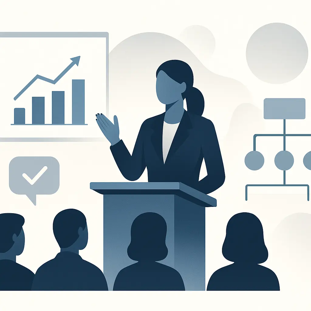 Illustration: Building Public Speaking Confidence