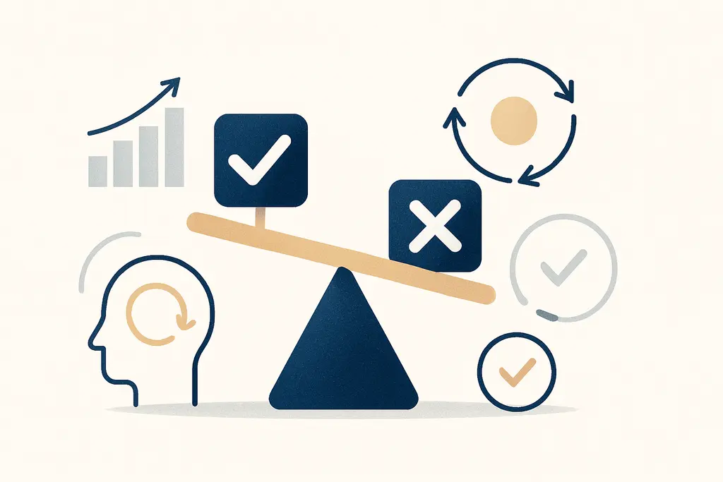Illustration: Choice architecture for habit formation at work