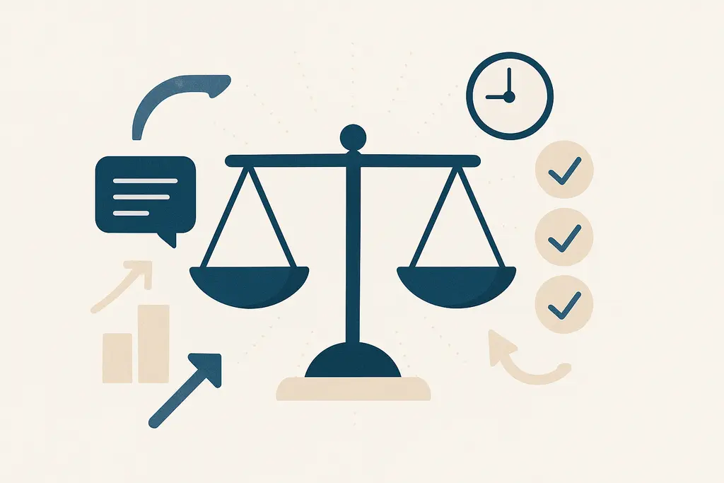 Illustration: communicating performance expectations in remote teams