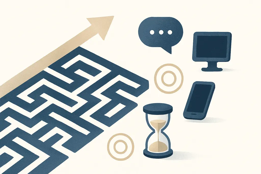 Illustration: Context switching costs in open-plan offices