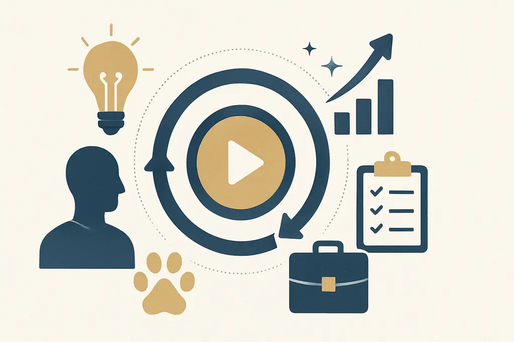 Illustration: Cue-routine-reward at work