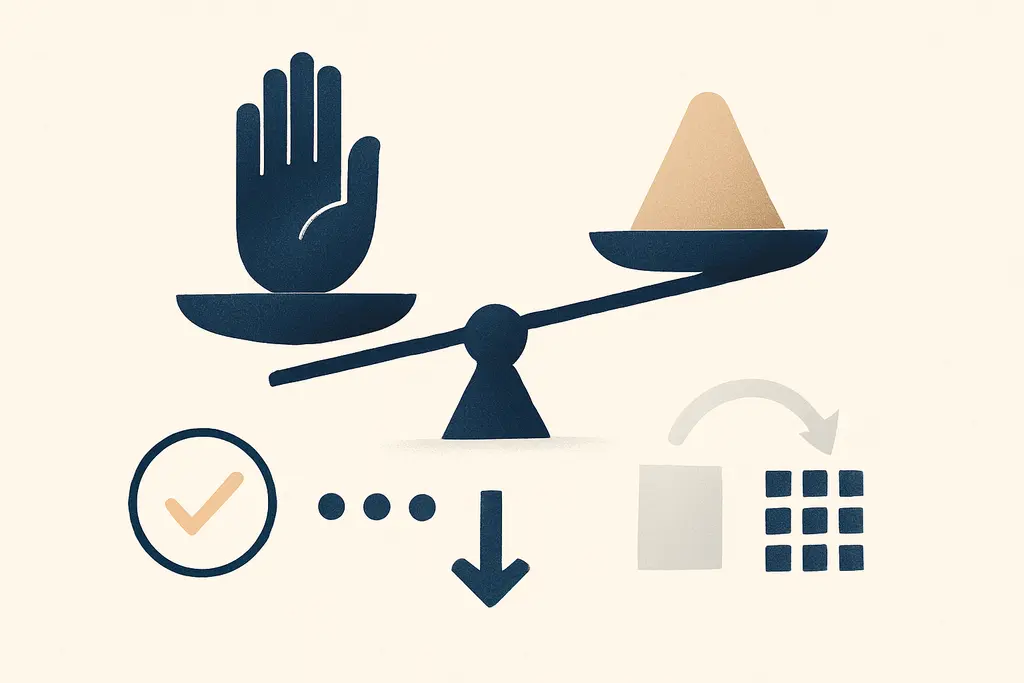 Illustration: Delegation guilt