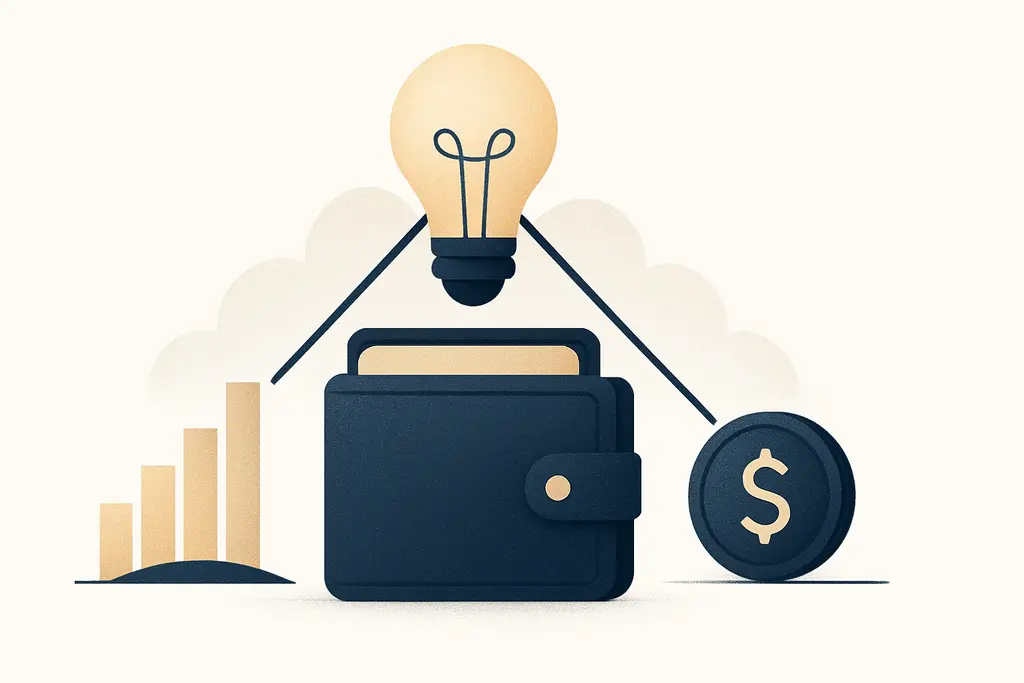 Illustration: Digital wallet spending bias