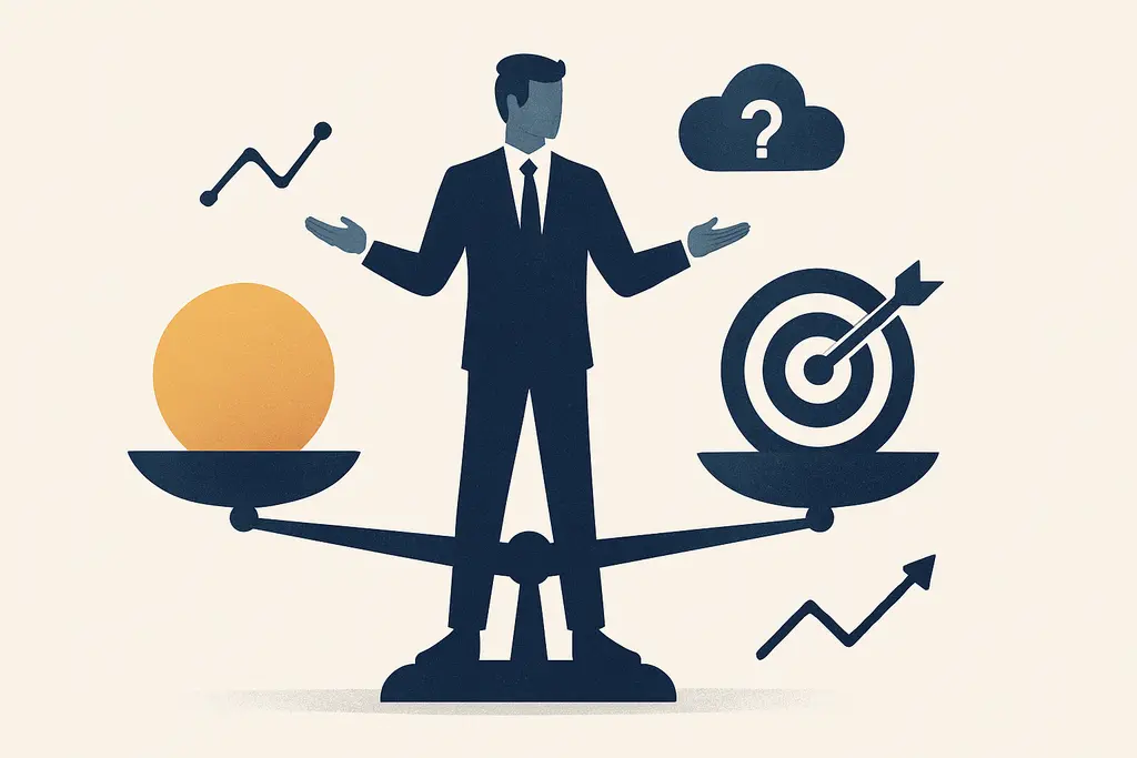 Illustration: Faking confidence at work