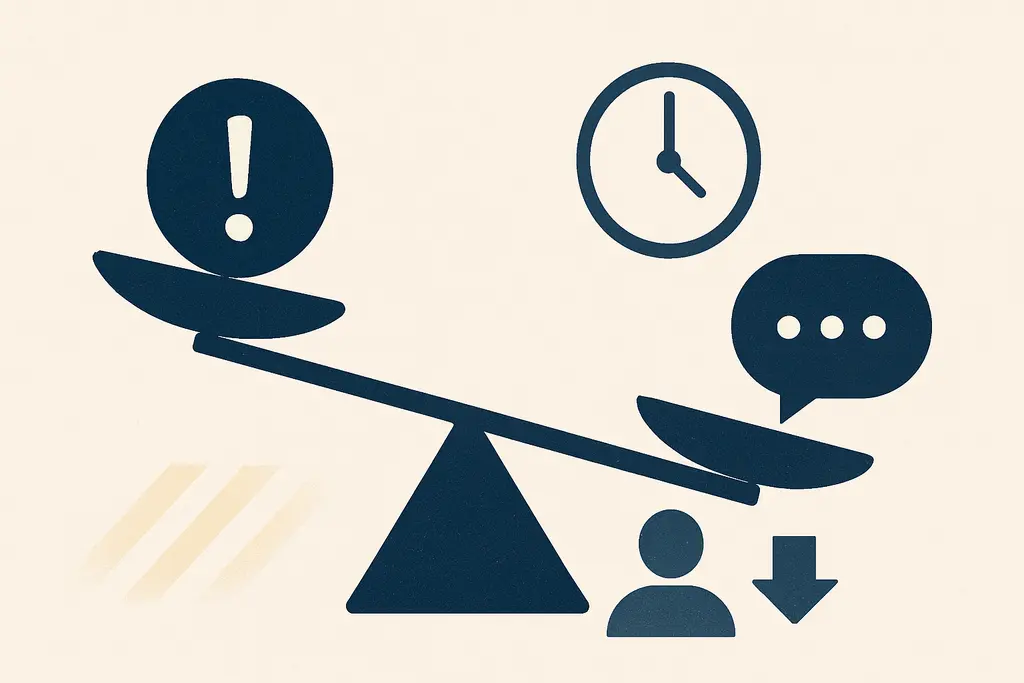 Illustration: Feedback Timing Anxiety