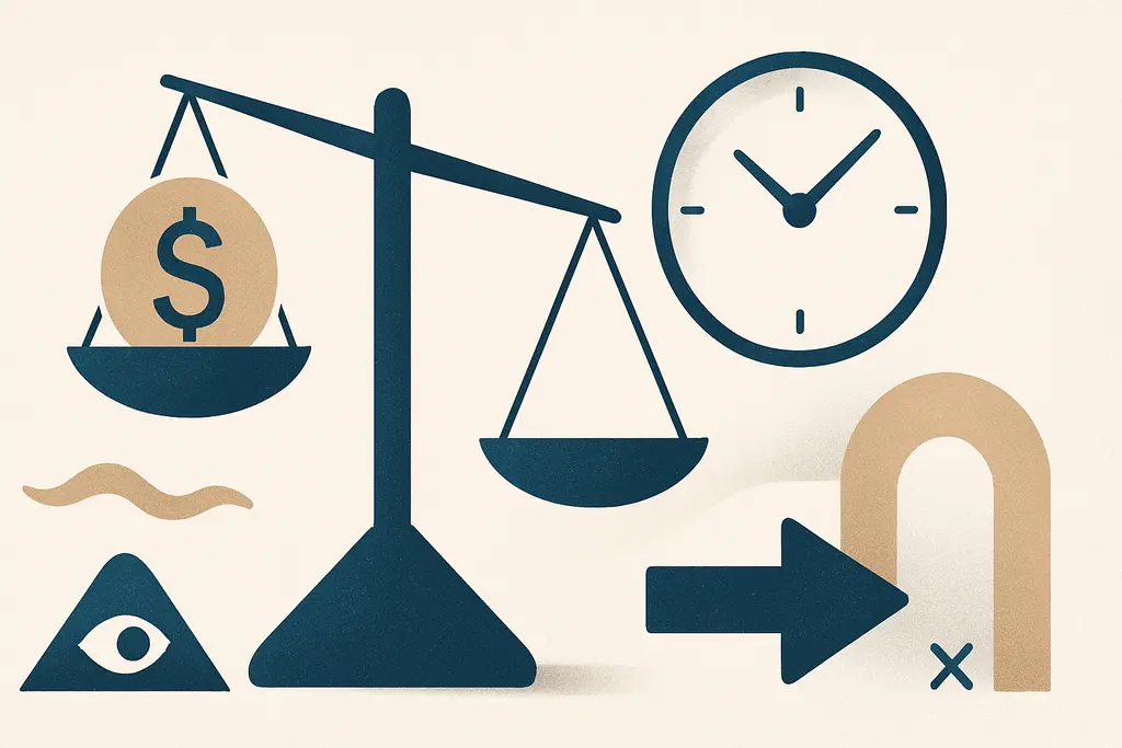 Illustration: Financial procrastination at work