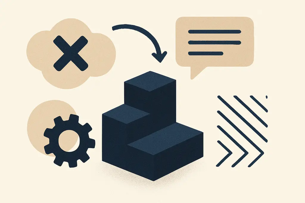 Illustration: Frictions that sustain counterproductive workplace habits