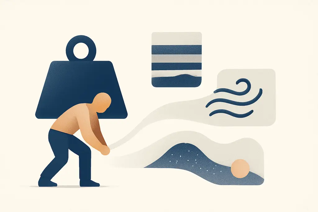 Illustration: Hidden Chronic Stressors in Hybrid Work