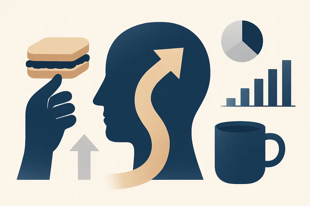 Illustration: How to build a post-lunch focus habit