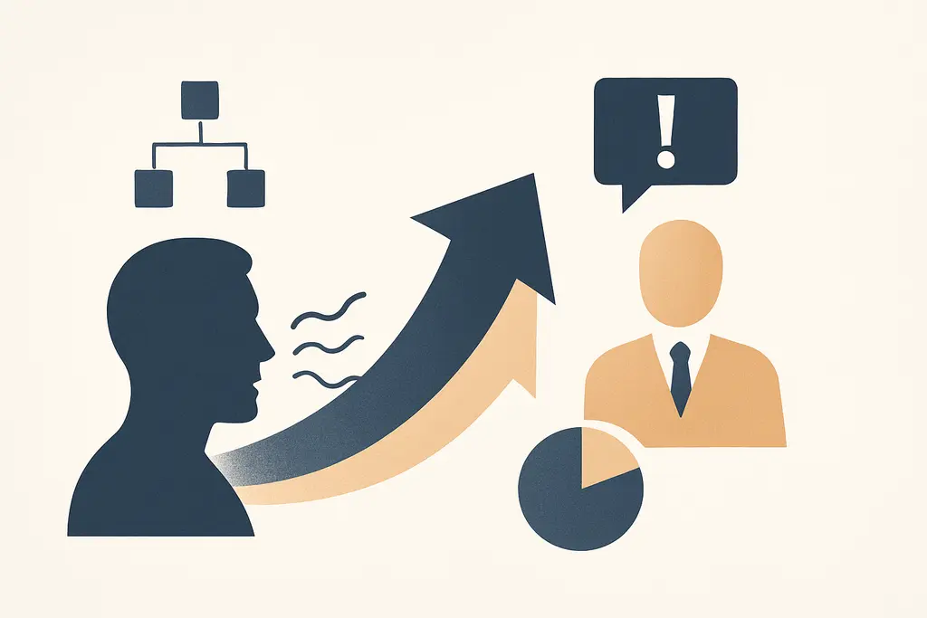 Illustration: how to deal with assertive vs aggressive communication from a manager