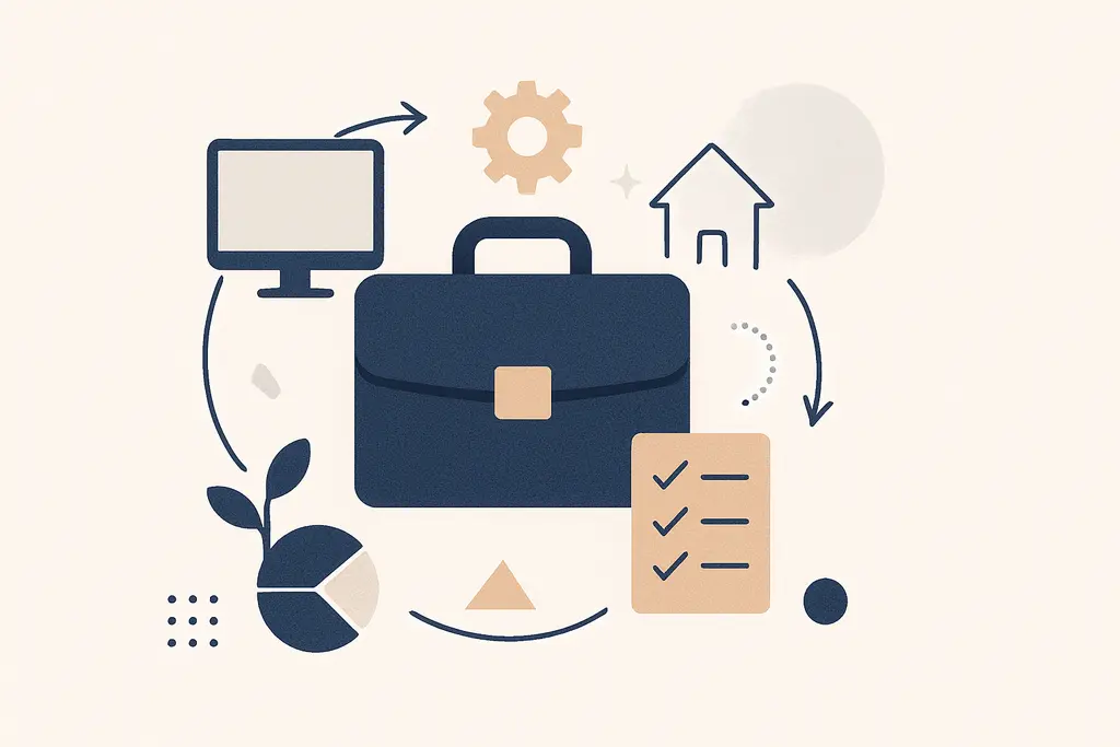 Illustration: Hybrid work role confusion