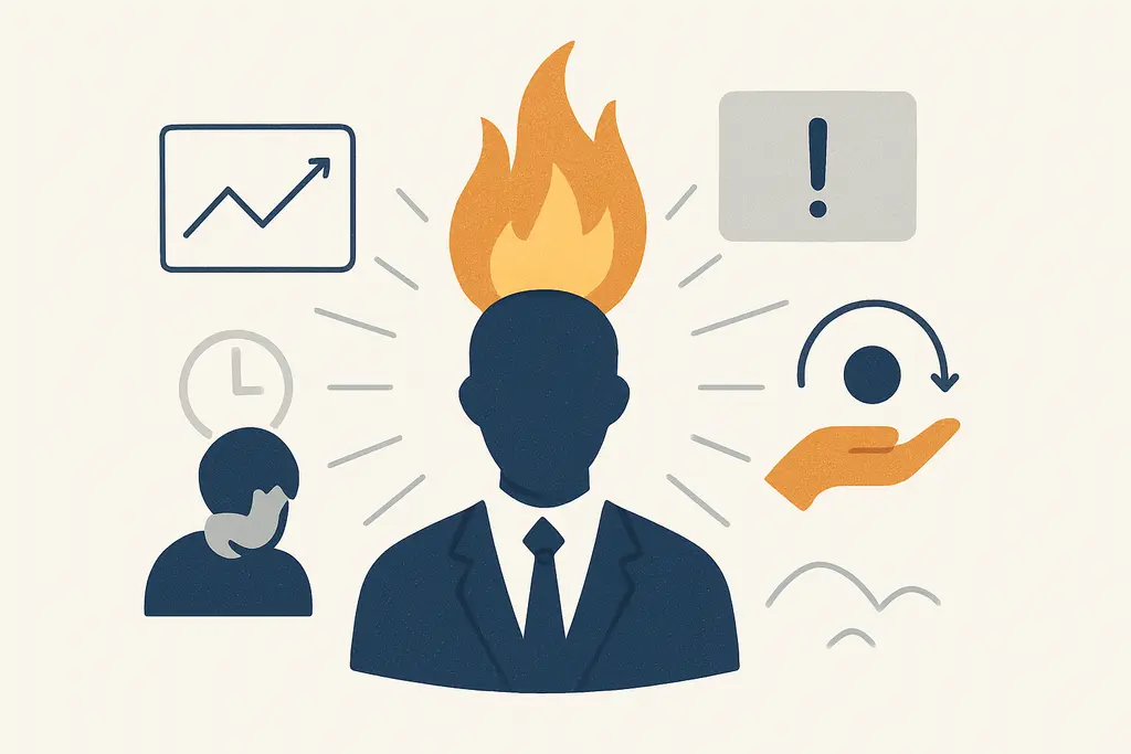 Illustration: Hyper-visibility burnout