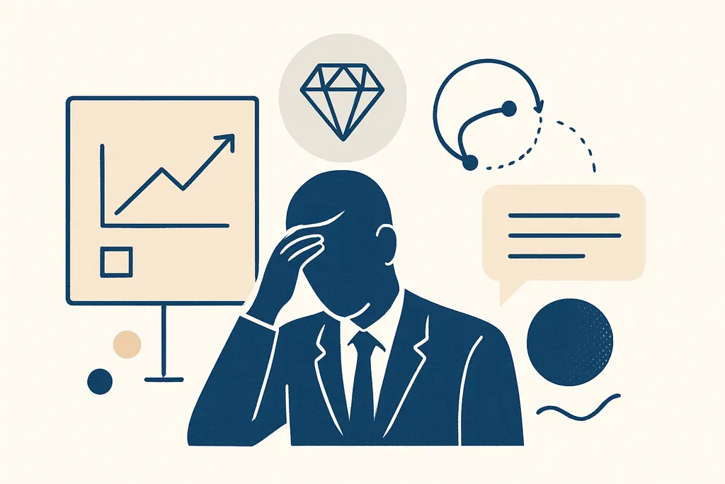 Illustration: Impostor moments before presentations