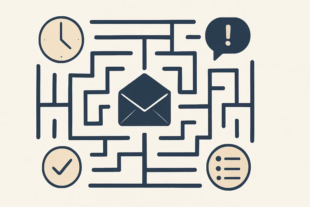 Illustration: Inbox zero avoidance