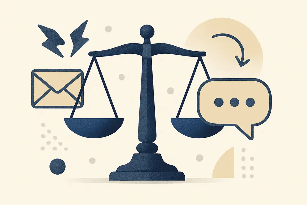 Illustration: Interpreting tone in remote messages to avoid misunderstandings