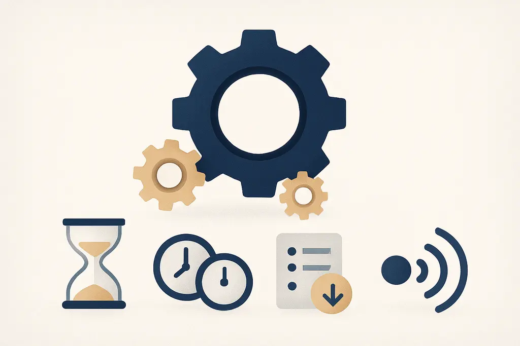 Illustration: Interruption recovery techniques