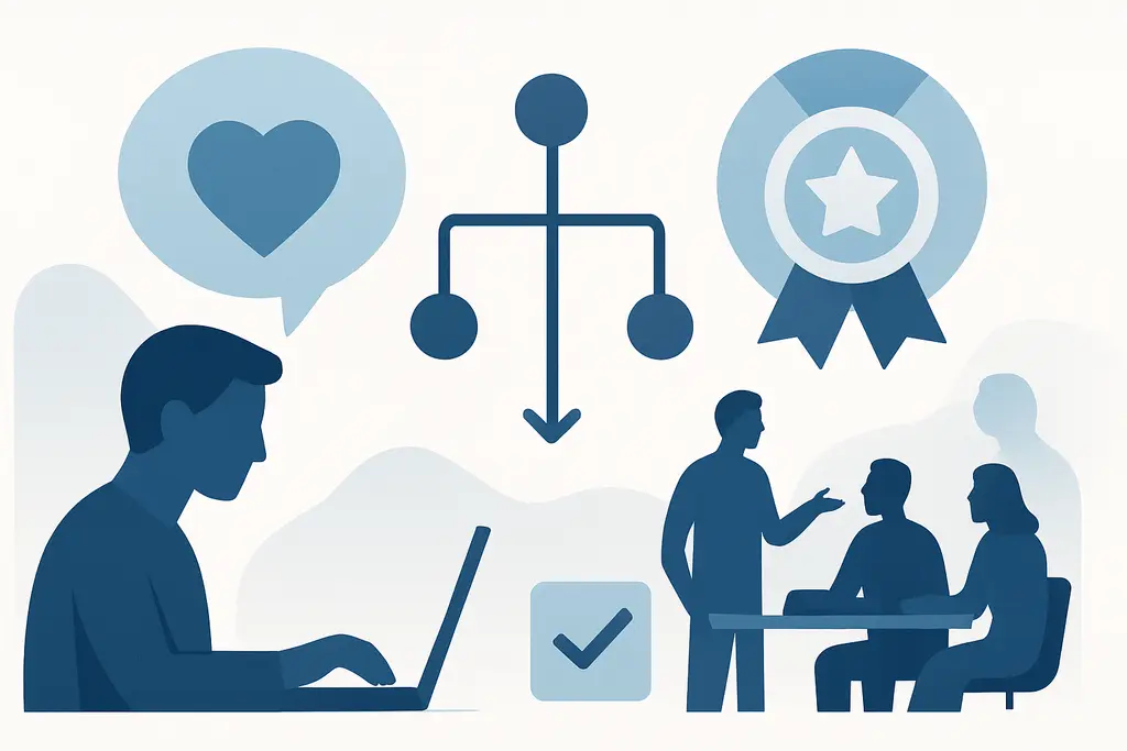 Illustration: Intrinsic vs Extrinsic Motivation at Work