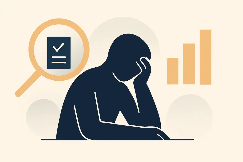 Illustration: Job search burnout