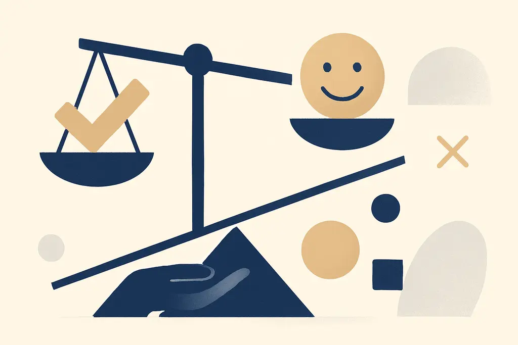 Illustration: Leader candor paradox: honesty vs team morale