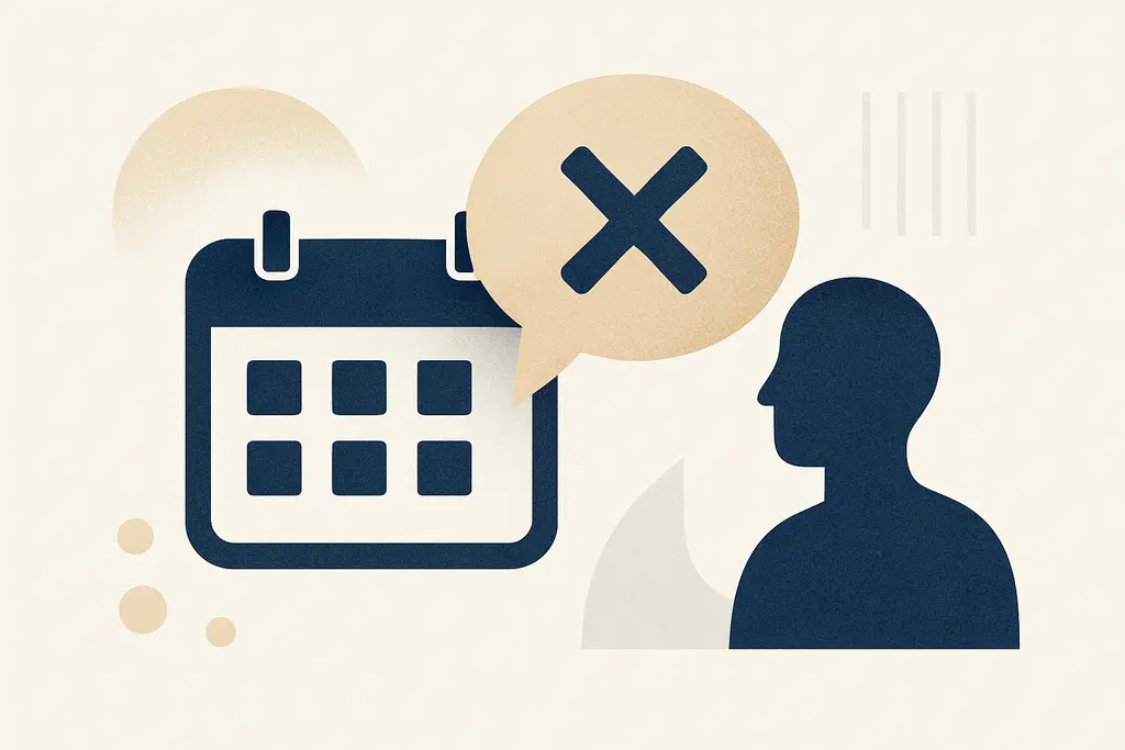 Illustration: meeting overload and communication breakdown examples in teams