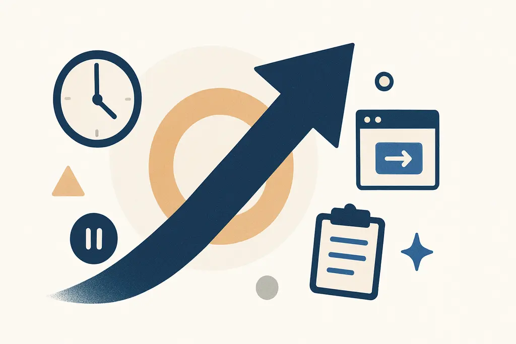 Illustration: Micro-habits to stop doomscrolling during work hours