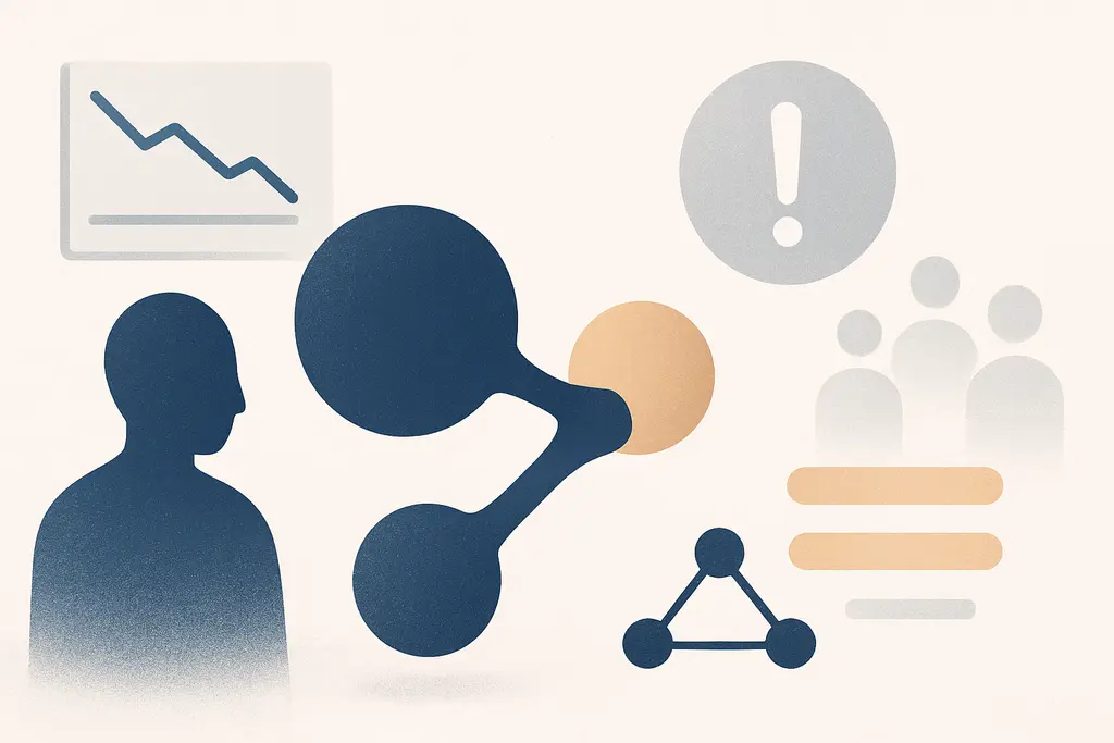 Illustration: Networking anxiety at work events
