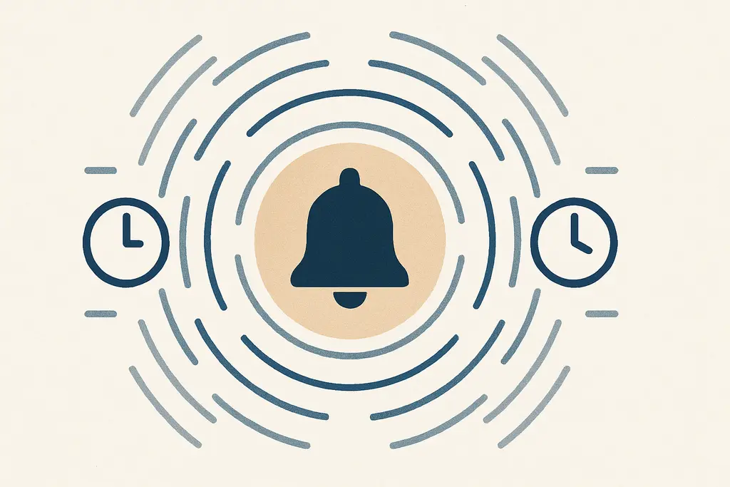 Illustration: Notification guilt and productivity