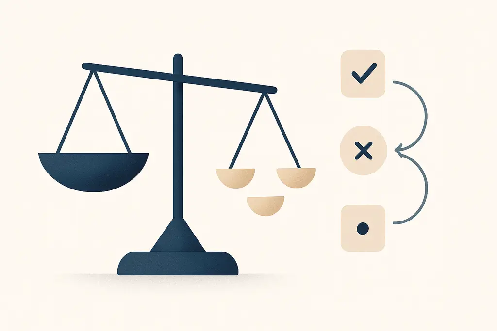 Illustration: Paradox of choice at work