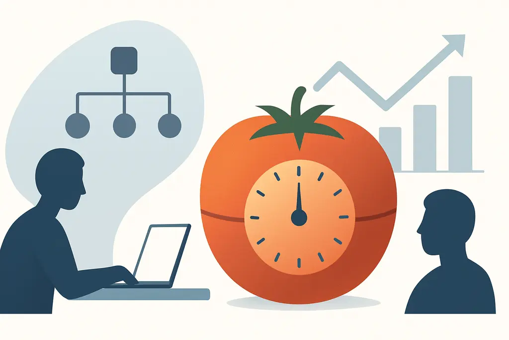 Illustration: Pomodoro Technique Psychology