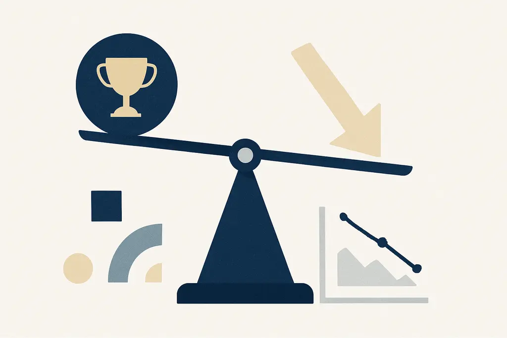 Illustration: Post-achievement slump