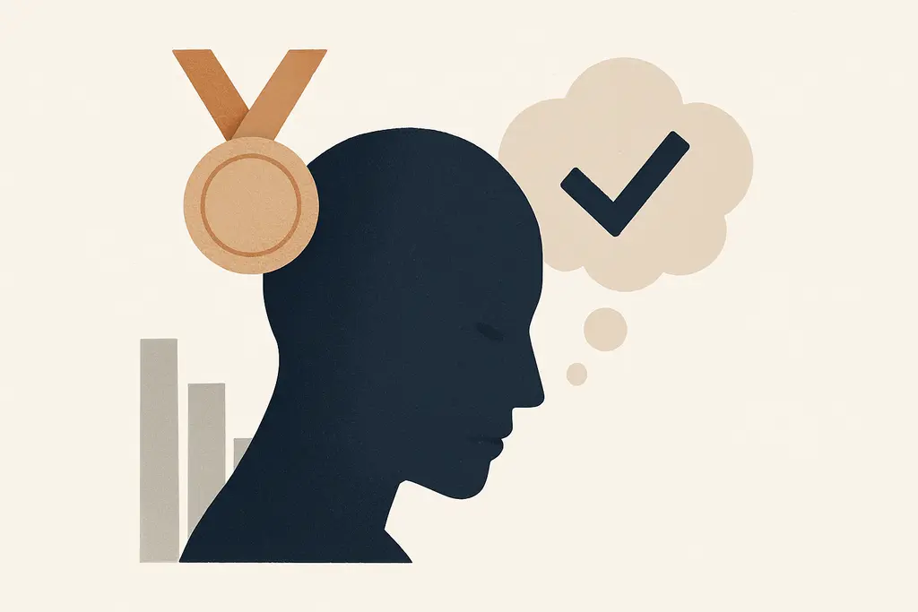 Illustration: Post-success self-doubt