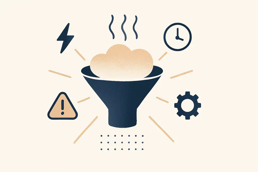 Illustration: Pre-vacation burnout paradox