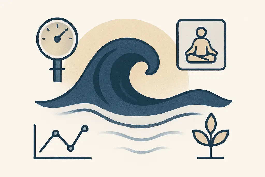 Illustration: Quiet stress at work: sustained low-level strain