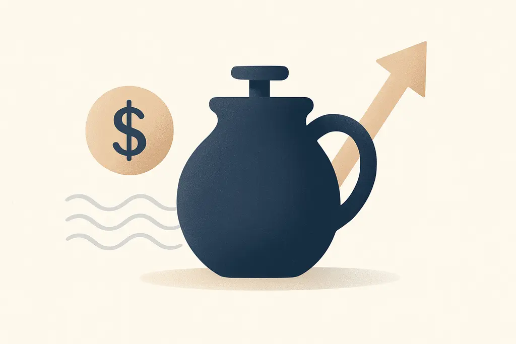 Illustration: Saving vs investing anxiety