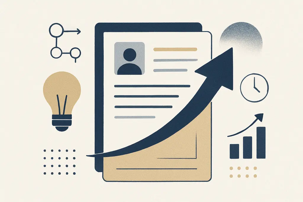 Illustration: Skill signaling on resumes