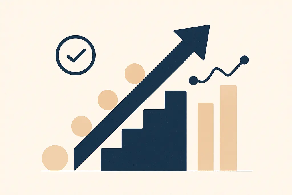 Illustration: Small-win sequencing to build momentum