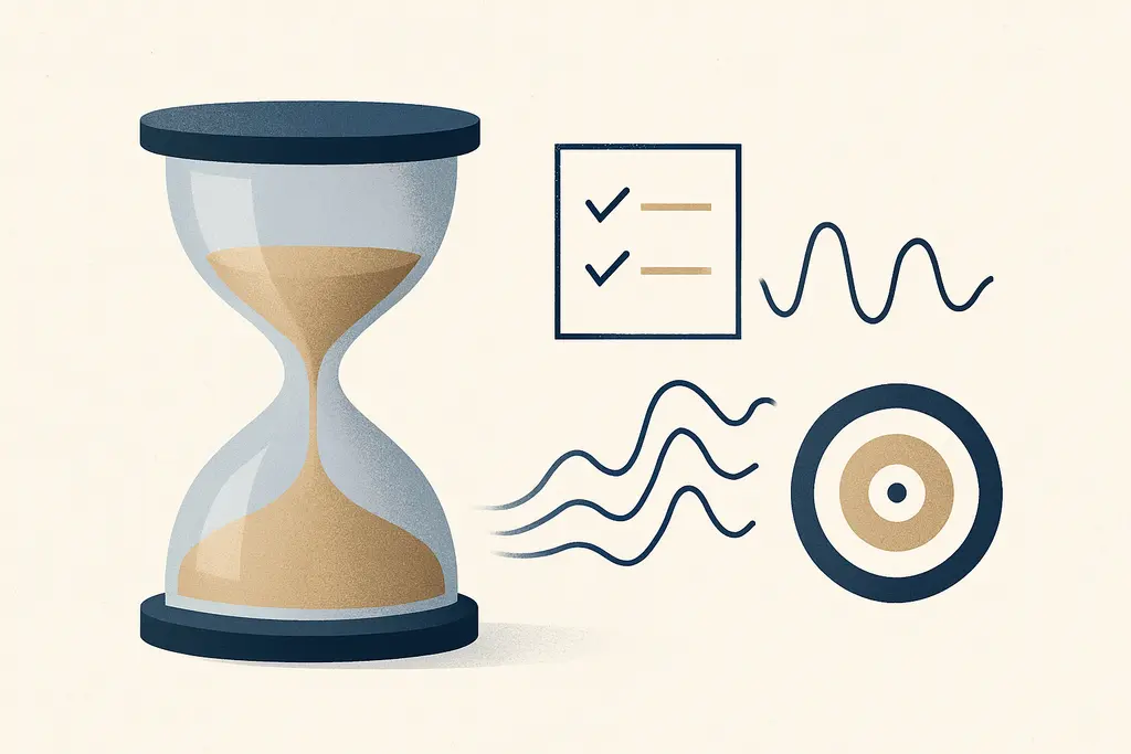 Illustration: Start-of-task micro-rituals for focus