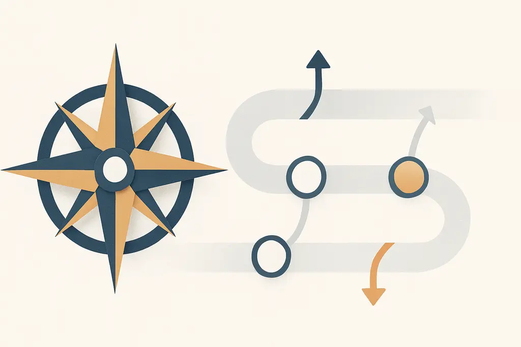 Illustration: Status quo bias in product roadmaps