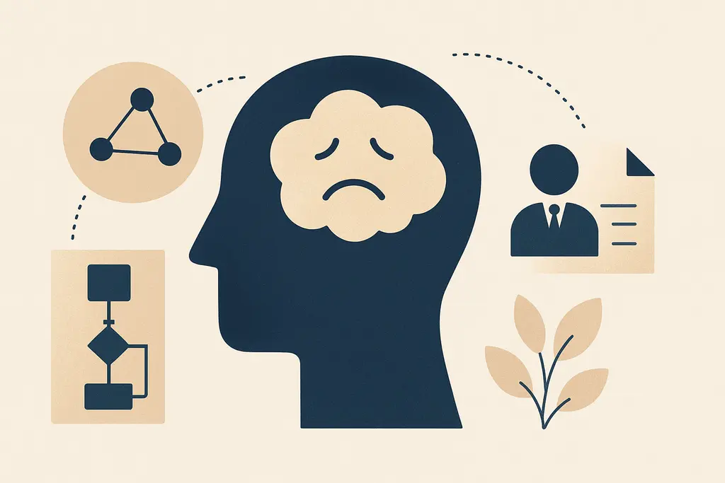 Illustration: Transition stress when moving to management