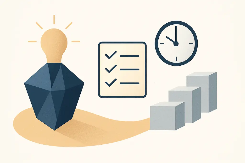 Illustration: Weekly review rituals to maintain momentum