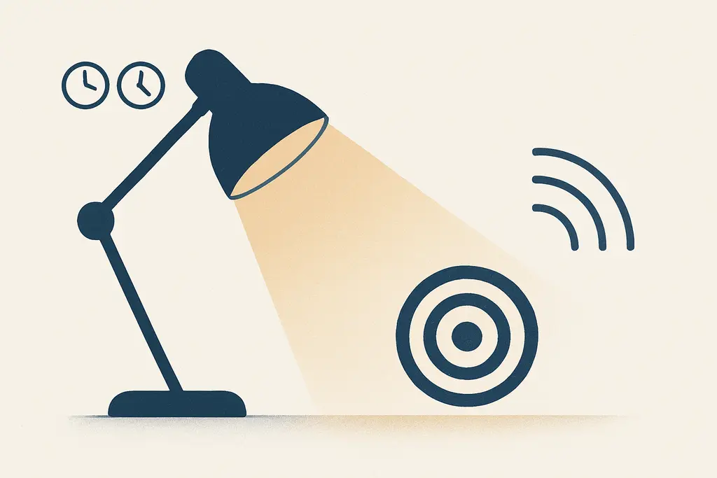 Illustration: Workspace Cues for Deep Work