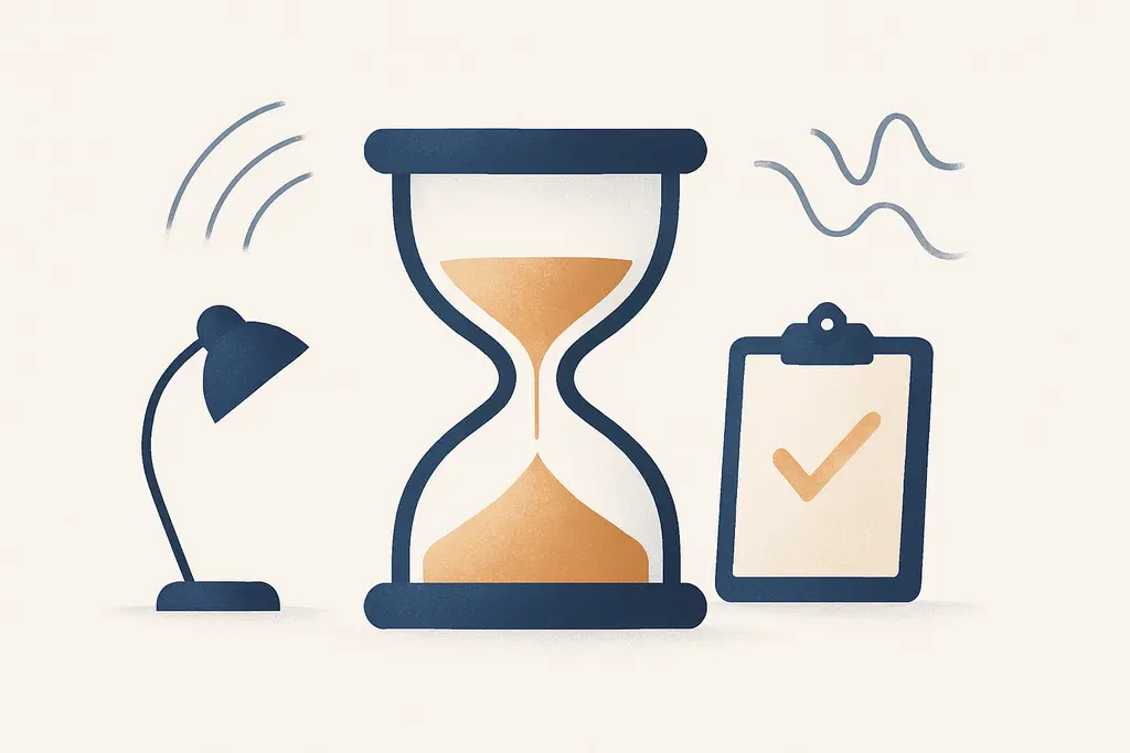 Illustration: Workspace cues that boost focus